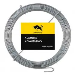 Otros,Rollo Alambre Galvanizado Amarra Zinc Liso Flexible 60 Metros - TN3096