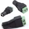 Interruptores y Enchufes,Conector Terminal Poder 5.5x2.1mm Jack Camaras Tiras Led - Hembra