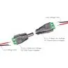 Interruptores y Enchufes,Conector Terminal Poder 5.5x2.1mm Jack Camaras Tiras Led - Pack