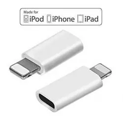Adaptadores de Audio, BT y OTG,Adaptador Celular Conector USB Tipo C para iPhone Lightning Carga