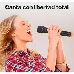 Micrófono Karaoke y Accesorios,Microfono Inalambrico Pantalla Digital Led Para Karaoke - LCD