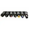 Adaptadores y Cables,Set de 7 Puntas Jack Poder Adaptador Cargador Energia 5.5mm