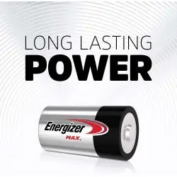 Pilas y Baterias,Set Pilas Alcalina Grandes D Para Calefont Estufa Juguetes - Energizer
