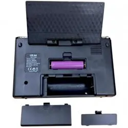 Parlante Portátil,Radio Vintage Recargable Panel Solar USB FM AM Portatil - 1383