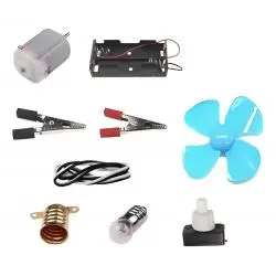 Otros,Kit Circuito Electrico Ampolleta Motor Interruptor Escolar - Y00341