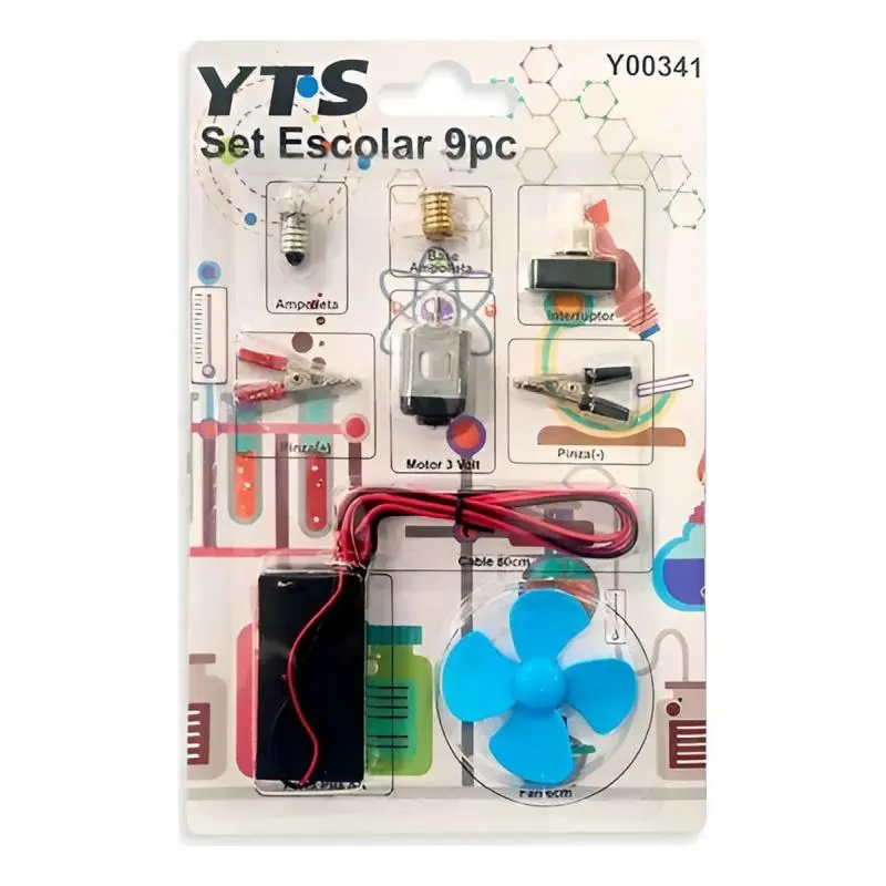 Otros,Kit Circuito Electrico Ampolleta Motor Interruptor Escolar - Y00341
