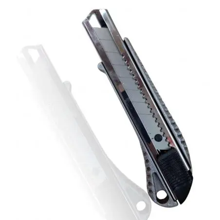 Artículos de Oficina,Corta Carton Cuchillo Cartonero Cutter Tip Top Metal Exacto Metalico Cortante