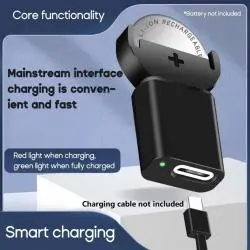 Cargadores de Pilas (Con y sin Pilas),Cargador Tipo C Para Bateria Boton LIR2032 LIR2025 LIR2016