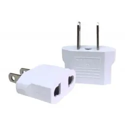 Interruptores y Enchufes,Enchufe Adaptador Universal De Corriente Estados Unidos, Venezuela, Mexico Para Viaje Pata Plana