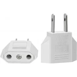 Interruptores y Enchufes,Enchufe Adaptador Universal De Corriente Estados Unidos, Venezuela, Mexico Para Viaje Pata Plana