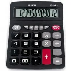 Calculadoras,Calculadora Botones Grandes Comercio Colegio Estudiante 12 digitos - 8876