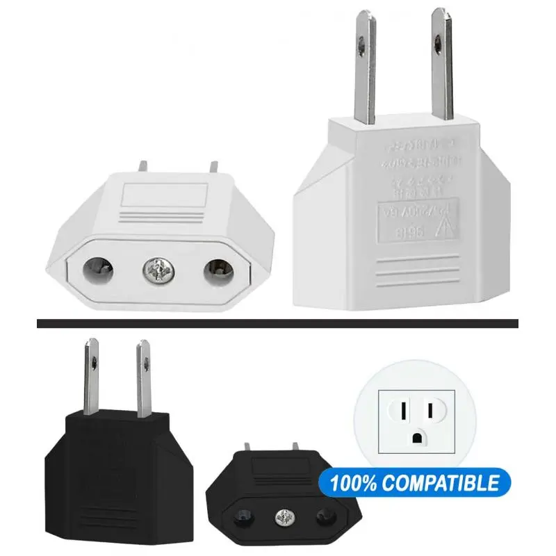 Interruptores y Enchufes,Enchufe Adaptador Universal De Corriente Estados Unidos, Venezuela, Mexico Para Viaje Pata Plana