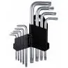 Herramientas Manuales,Set Herramienta De Llaves Punta Estrella Torx Hexagonal 9pcs - T009