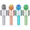 Micrófono Karaoke y Accesorios,Microfono Parlante Bluetooth Recargable Inalambrico Karaoke - Ws858