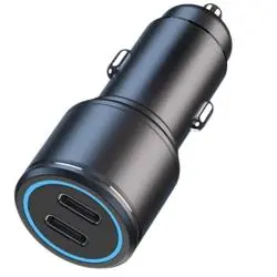 Cargador para Automóvil,Cargador Celular Encendedor Auto Usb Tipo C Adaptador Enchufe - CS18