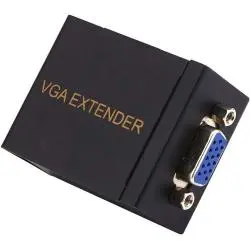 Adaptador Extensor Vga Video Por Cable Utp Lan Rj45 60mts