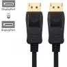 Adaptadores y Cables,Cable Adaptador Conector Displayport Macho Monitor Proyector - 1.8 Metros