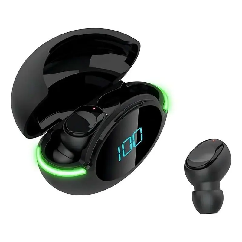 Audífonos Bluetooth,Audifonos Manos Libre Inalambrico Bluetooth Recargable Led - AKS-T90
