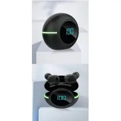 Audífonos Bluetooth,Audifonos Manos Libre Inalambrico Bluetooth Recargable Led - AKS-T90