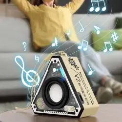 Parlante Portátil,Mini Parlante Bluetooth Recargable Portatil Inalambrico - V2