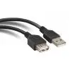 Adaptadores y Cables,Cable alargador USB 2.0 extension de 1.5Mts Macho / Hembra