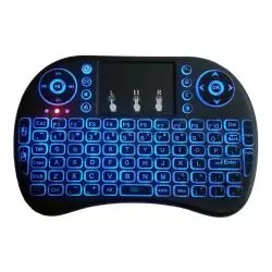Control Remoto de TV,Mini Teclado Inalambrico Recargable Mouse Touchpad Smart Tv
