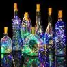 Cintas y Tiras LED,2x Tira Led Maqueta Luz Arroz Corcho Botella Alambre A Pilas - MULTICOLOR