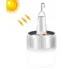 Ampolletas,Ampolleta Led Camping Recargable Usb Solar Gancho