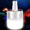Ampolletas,Ampolleta Led Camping Recargable Usb Solar Gancho