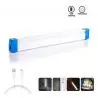 Cintas y Tiras LED,Barra Tubo Led Emergencia Recargable Usb Iman Portatil - 32cm