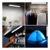 Cintas y Tiras LED,Barra Tubo Led Emergencia Recargable Usb Iman Portatil - 32cm