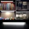 Cintas y Tiras LED,Barra Tubo Led Emergencia Recargable Usb Iman Portatil - 32cm