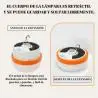 Linternas y Luz Emergencia,Linterna Camping Lampara Solar Recargable Usb Tipo C Plegable Iman