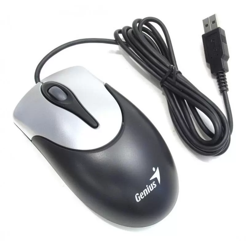 Mouse,Mouse Optico Genius Cable Usb Netscroll 100