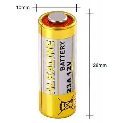 Pilas y Baterias,Pila 23a 12v Para Control Vehiculo Auto Alarma Casa Timbre - MAXDAY