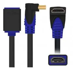Adaptadores y Cables,Copla Adaptador Para Hdmi Angulo 90 Cable Flexible Pantalla Tv Led Pc Notebook