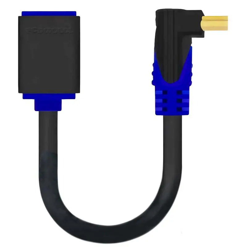 Adaptadores y Cables,Copla Adaptador Para Hdmi Angulo 90 En L Cable Flexible Pantalla Tv Led Pc Notebook