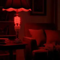 Ampolletas,Ampolleta Color Decoracion Espiral Fiesta Soquete E27 - ROJA