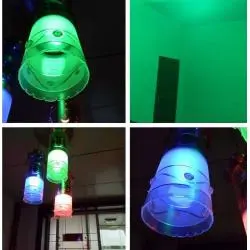 Ampolletas,Ampolleta Color Decoracion Espiral Fiesta Soquete E27 - VERDE