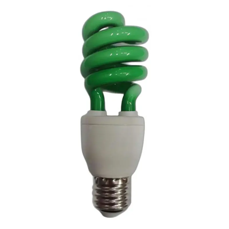 Ampolletas,Ampolleta Color Decoracion Espiral Fiesta Soquete E27 - VERDE