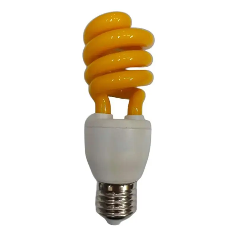 Ampolletas,Ampolleta Color Decoracion Espiral Fiesta Soquete E27 - AMARILLO