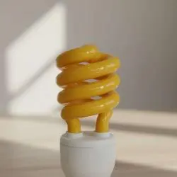 Ampolletas,Ampolleta Color Decoracion Espiral Fiesta Soquete E27 - AMARILLO