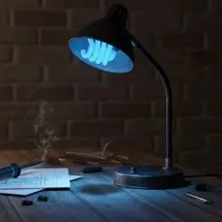 Ampolletas,Ampolleta Color Decoracion Espiral Fiesta Soquete E27 - AZUL