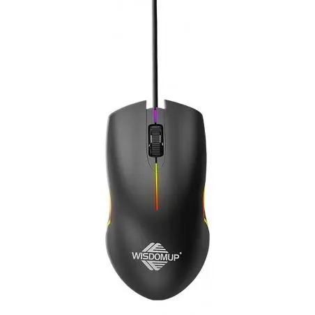 Mouse Gamer,Mouse Gamer Usb Optico Alambrico Retro Iluminado Pc Notebook JS-02