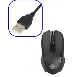 Mouse,Mouse Optico Alambrico Cable Usb Pc Notebook Oficina Colegio JS-01
