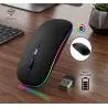 Mouse,Mouse Óptico Inalámbrico Recargable Pc Notebook
