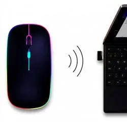 Mouse,Mouse Óptico Inalámbrico Recargable Pc Notebook