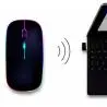 Mouse,Mouse Óptico Inalámbrico Recargable Pc Notebook