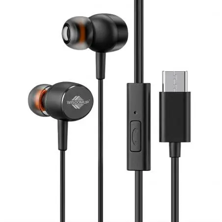 Audífonos y Manos Libres,Audifonos Auriculares Manos libre Tipo C Usb Celular Android - WIS36