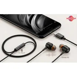 Audífonos y Manos Libres,Audifonos Auriculares Manos libre Tipo C Usb Celular Android - WIS36
